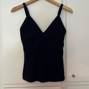 Seafolly Australia. Black camisole top. 10 USA. NWT